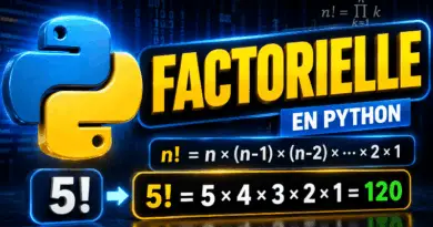 factorielle-en-python