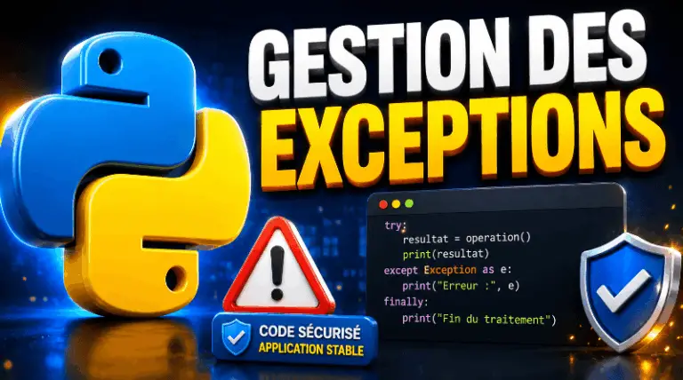 Gestion des exceptions - Les mots clés try/except/else en Python ...
