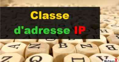 Classe d'adresse IP