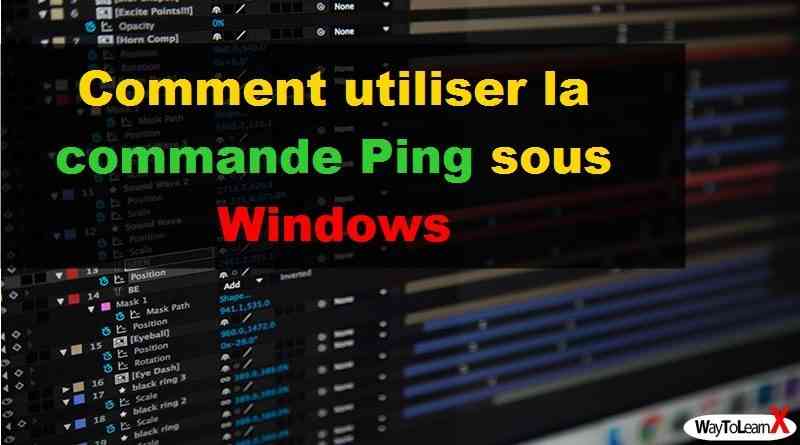 Comment utiliser la commande Ping sous Windows