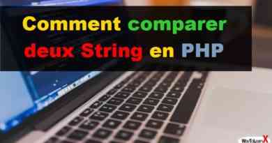 Comment comparer deux String en PHP
