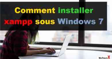 Comment installer xampp sous windows 7