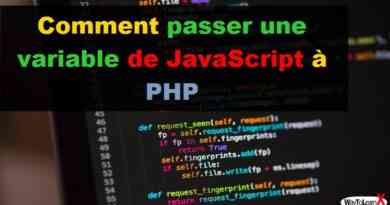 Comment passer une variable de JavaScript à PHP