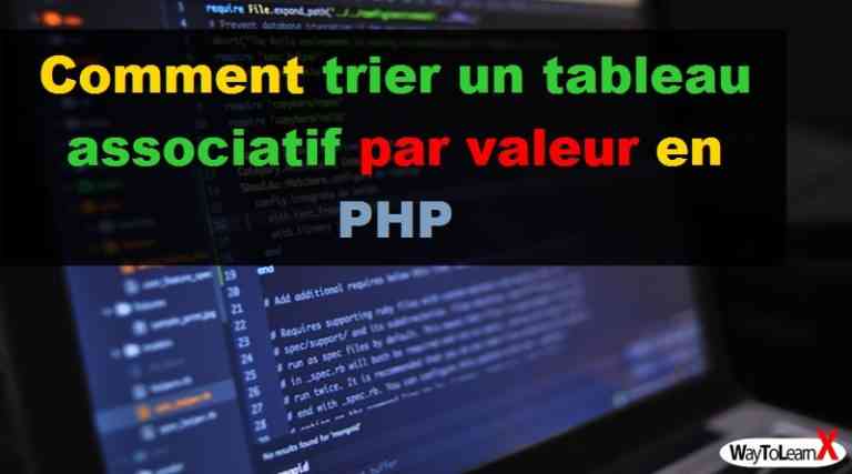 Afficher valeur d'un tableau php