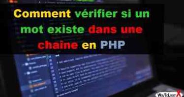 Comment supprimer tous les espaces d une cha ne en PHP WayToLearnX