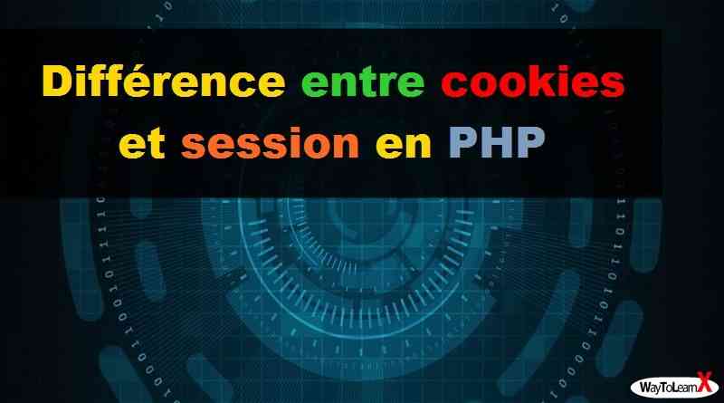 Différence entre cookies et session en PHP