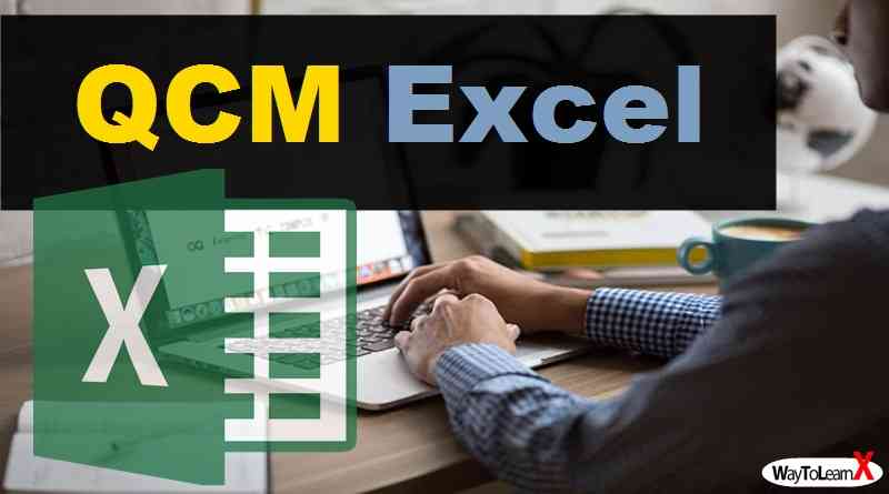 QCM Excel