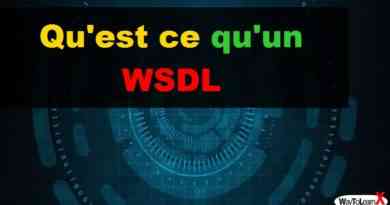 Qu'est ce qu'un WSDL