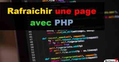 Rafraîchir une page avec PHP