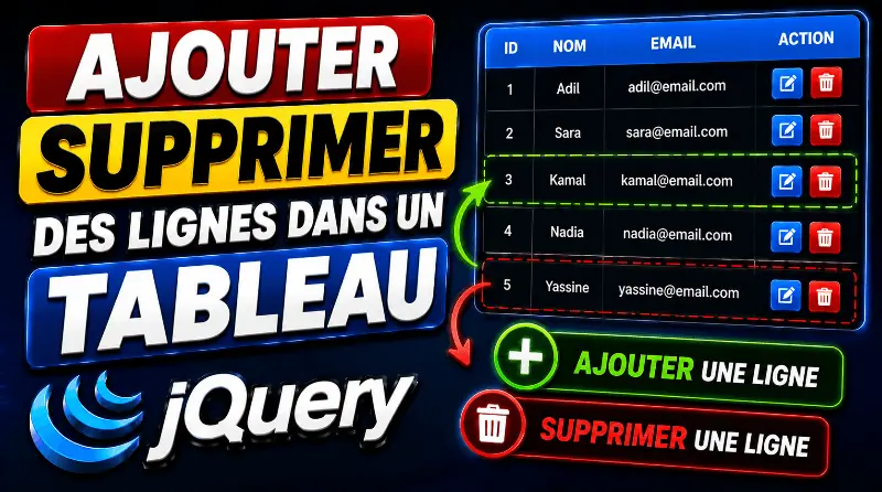 comment-ajouter-ou-supprimer-des-lignes-dans-un-tableau-en-jquery