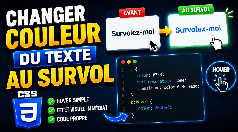 comment-changer-la-couleur-du-texte-au-survol-en-css