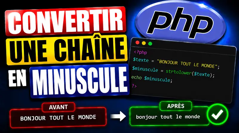 comment-convertir-une-chaine-de-caracteres-en-minuscule-en-php