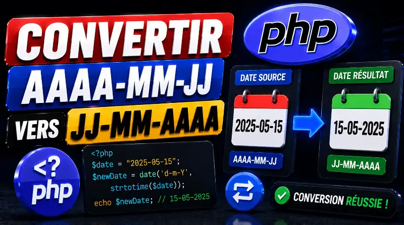 convertir-une-date-aaaa-mm-jj-vers-jj-mm-aaaa-en-php