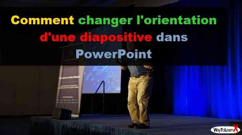 Comment changer l'orientation d'une diapositive dans PowerPoint-min