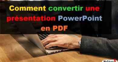 Comment convertir une présentation PowerPoint en PDF-min