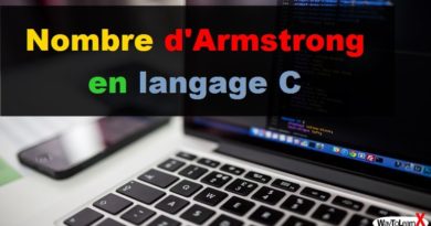 Nombre d'Armstrong en langage C