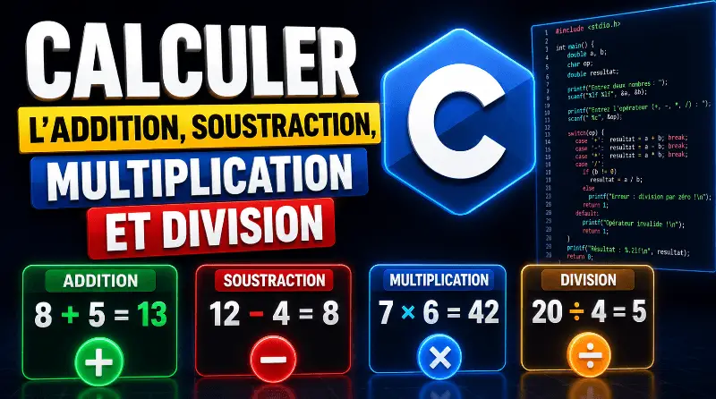 calculer-laddition-soustraction-multiplication-et-division-en-c