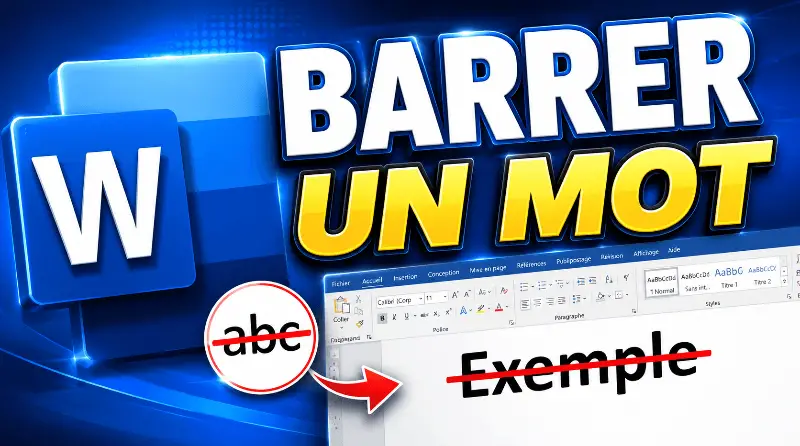comment-barrer-un-mot-dans-un-document-word