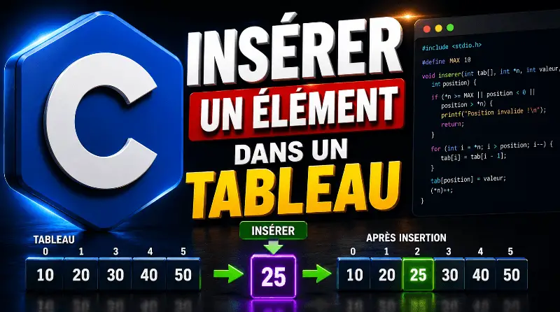 inserer-un-element-dans-un-tableau-en-c