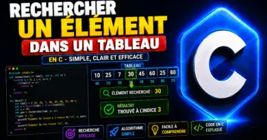 rechercher-un-element-dans-un-tableau-en-c