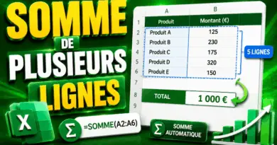 somme-de-plusieurs-lignes-sur-excel