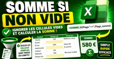 somme-si-non-vide-excel