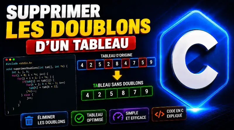 supprimer-les-doublons-dun-tableau-en-c