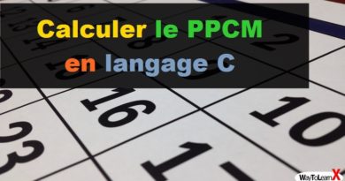 Calculer le PPCM en c