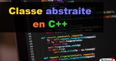 Classe abstraite en C++