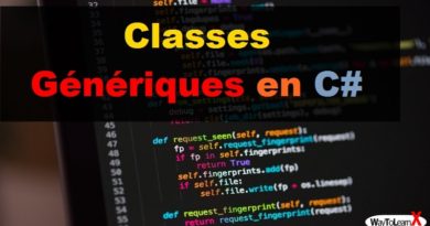 Classes génériques en C#