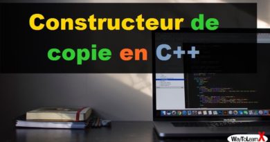 Constructeur de copie en C++