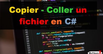Copier - Coller un fichier en C#