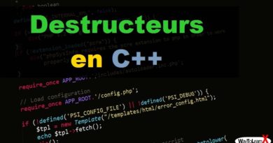 Destructeurs en C++