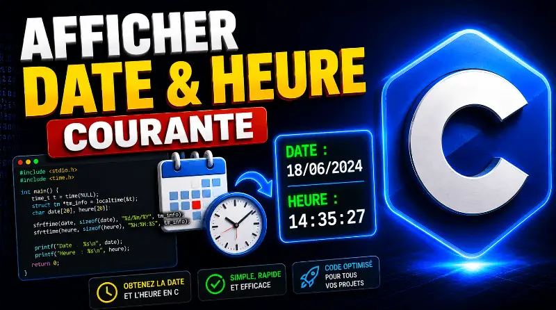 afficher-la-date-et-lheure-courante-en-langage-c