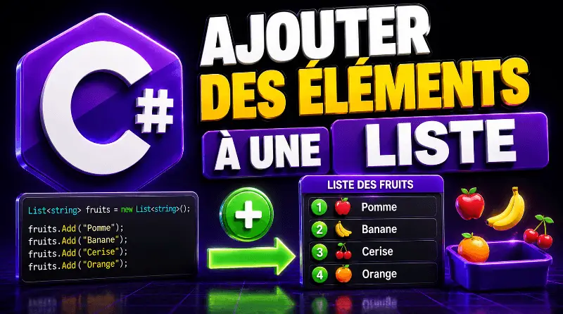 comment-ajouter-des-elements-a-une-liste-en-csharp