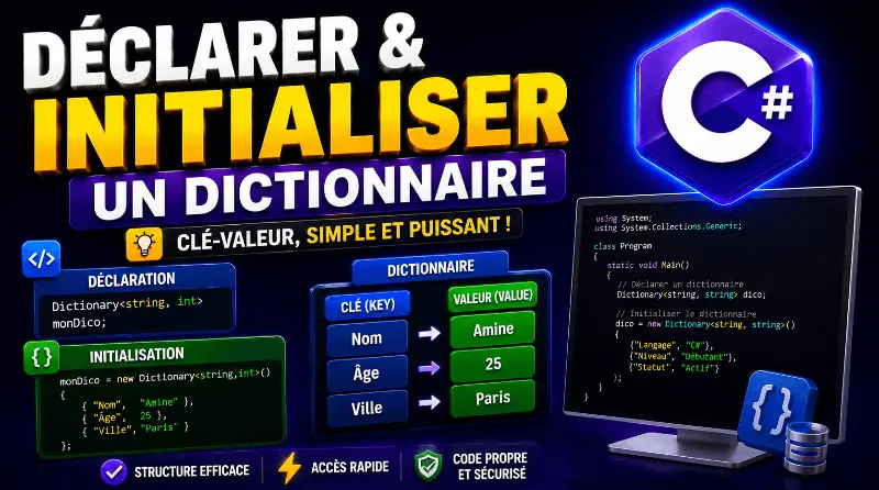 comment-declarer-et-initialiser-un-dictionnaire-en-csharp
