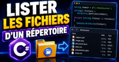 comment-lister-les-fichiers-dun-repertoire-en-csharp