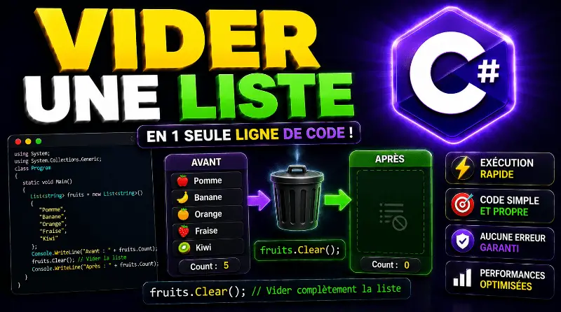 comment-vider-une-liste-en-csharp