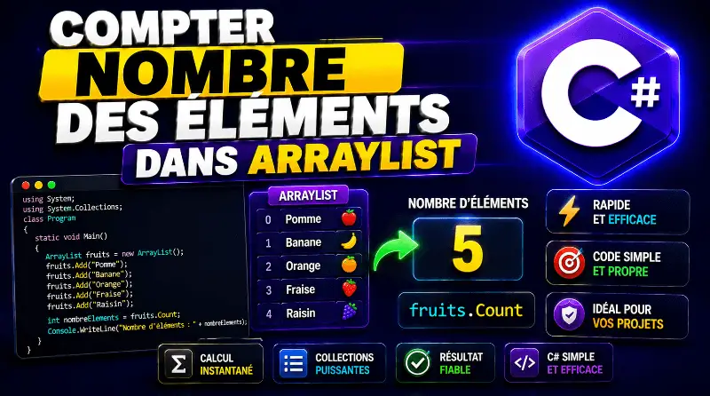 compter-le-nombre-des-elements-dans-arraylist-en-csharp