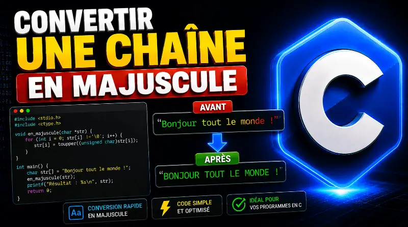 convertir-une-chaine-de-caractere-en-majuscule-en-c