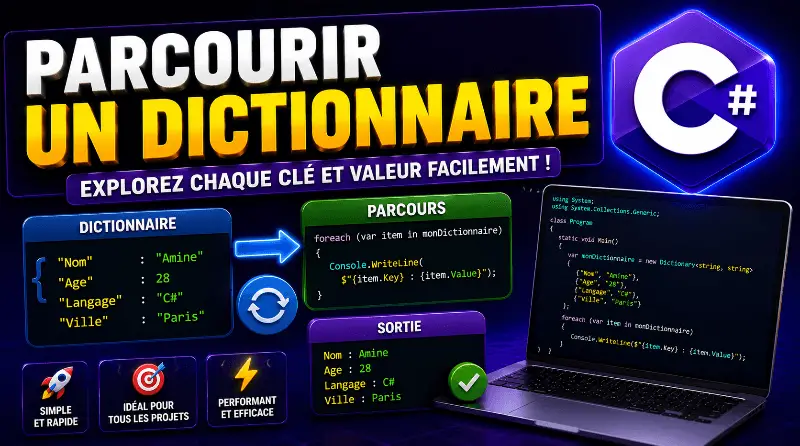 parcourir-un-dictionnaire-en-csharp