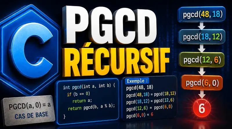 pgcd-recursif-en-c