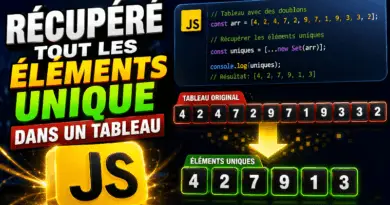 recupere-tout-les-elements-unique-dans-un-tableau-en-javascript