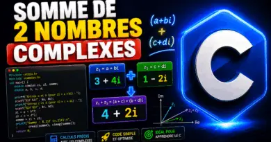 somme-de-deux-nombres-complexes-en-langage-c