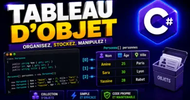 tableau-dobjet-en-csharp