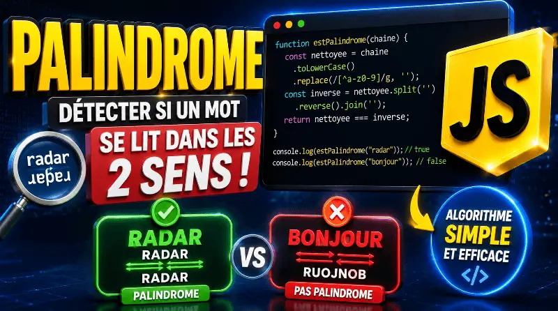 verifier-si-un-nombre-est-un-palindrome-en-javascript