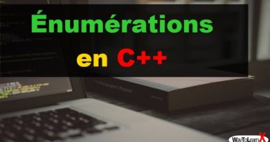 Énumérations en C++