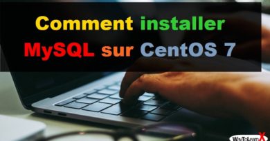 Comment installer MySQL sur CentOS 7