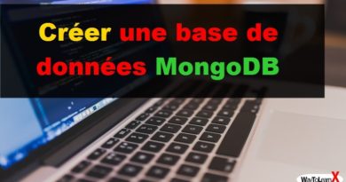 Créer une base de données MongoDB