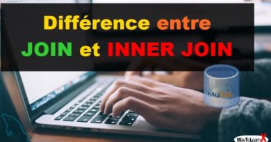 Différence entre JOIN et INNER JOIN